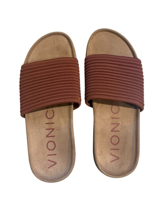Vionic Shoes - Vionic Evie Knit Women's Comfortable Supportive Slide Sandal Casual Size 10 Wide
